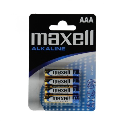 Baterie AAA, alcalina, 4buc/blister - Maxell LR03